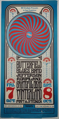 Grateful Dead, Winterland by Wes Wilson - October 7-8, 1966 - Vintage Gig Print