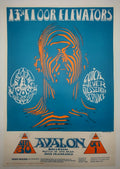 13th Floor Elevators, Quicksilver Messenger Service, The Avalon Ballroom by Stanley Mouse, Alton Kelley - September 30 - October 1, 1966 - Family Dog Vintage Gig Print