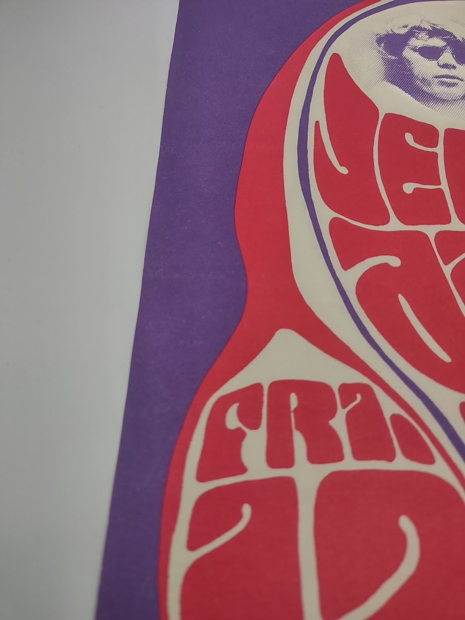 Grateful Dead, Jefferson Airplane, The Fillmore by Wes Wilson - August 12-13, 1966 - Vintage Gig Print