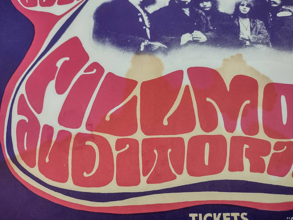 Jefferson Airplane, Grateful Dead, The Fillmore by Wes Wilson - August 12-13, 1966 - Vintage Gig Print