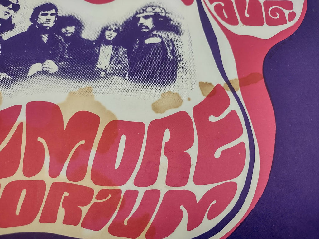 Jefferson Airplane, Grateful Dead, The Fillmore by Wes Wilson - August 12-13, 1966 - Vintage Gig Print