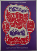 Jefferson Airplane, Grateful Dead, The Fillmore by Wes Wilson - August 12-13, 1966 - Vintage Gig Print