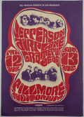 Jefferson Airplane, Grateful Dead, The Fillmore by Wes Wilson - August 12-13, 1966 - Vintage Gig Print