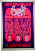 Grateful Dead, Big Brother & The Holding Company, The Fillmore by Wes Wilson - July 1-3, 1966 - Vintage Gig Print