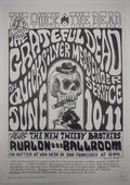 The Grateful Dead, Quicksilver Messenger Service, The Avalon Ballroom by Wes Wilson - June 10-11, 1966 - Family Dog Vintage Gig Print