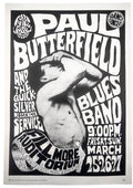 Paul Butterfield Blues Band, The Fillmore by Wes Wilson - March 25-27, 1966 - Family Dog Vintage Gig Print