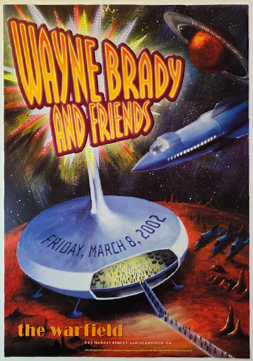 Wayne Brady And Friends, The Warfield by Frank Wiedmann - March 8, 2002 - Gig Print