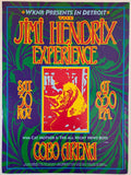 Jimi Hendrix Experience, Cobo Arena by Dennis Loren, Matthew Rock - November 30, 1968 - Gig Print