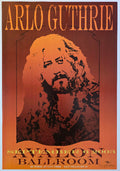 Arlo Guthrie, The Avalon Ballroom by Stanley Mouse - September 6, 2003 - Gig Print