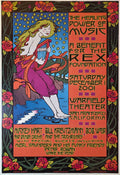 Mickey Hart, Bill Kreutzmann, Bob Weir, Merl Saunders, The Warfield by Gary Houston - December 1, 2001 - Gig Print