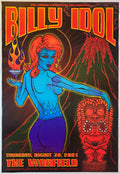 Billy Idol, The Warfield by Chris Shaw - August 30, 2001 - Gig Print