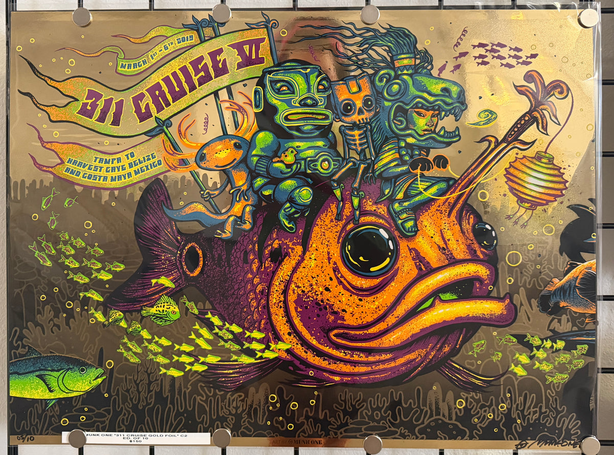 MUNK ONE "311 Cruise Gold Foil" Print